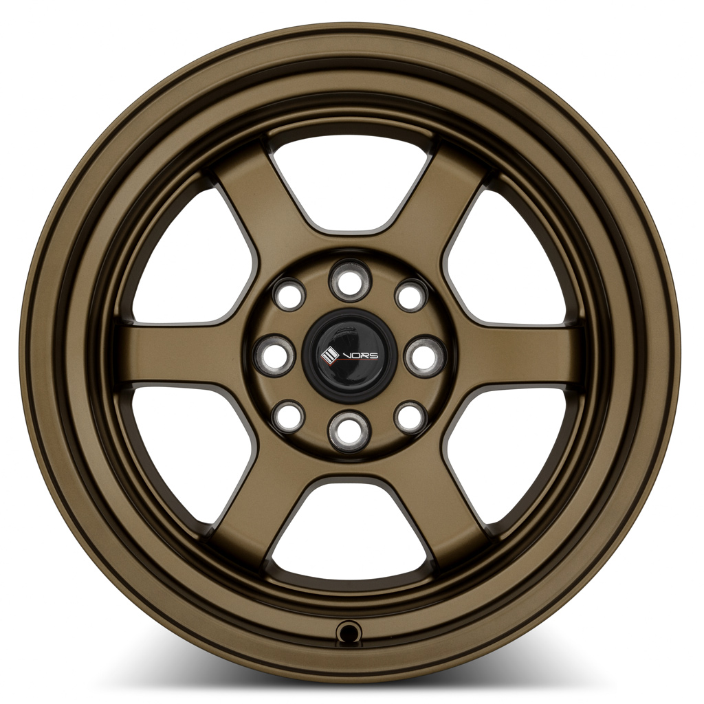 Set-4) Vors TR7 15x8 4x100/4x114.3 Bronze 0mm Wheels Rims 15 Inch
